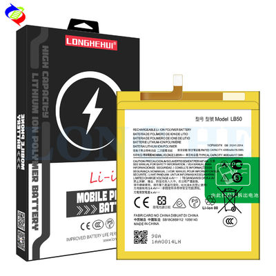Batería de polímero de litio de recarga reemplazable blanca para Motorola LB50 4.4V 4600mAh