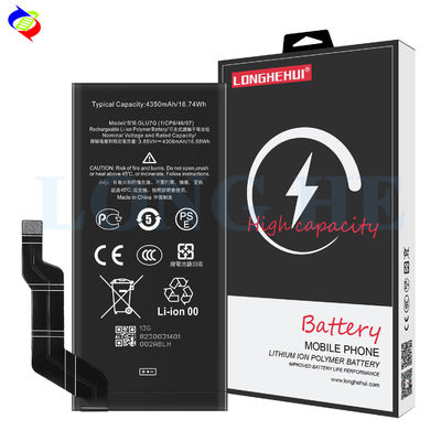 Auténtica batería de 4350mAh GLU7G para PIXEL 6A Negro Batería original de teléfono móvil