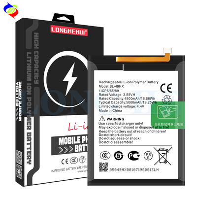 BL-49HX 100% Batería de polímero de litio original para teléfono móvil Infinix Hot 20 5G/X666