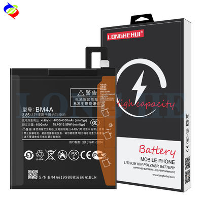 Baterías recargables de alta capacidad de 4050mah BM4A Stock para Xiaomi Redmi Pro Ventas de teléfonos móviles