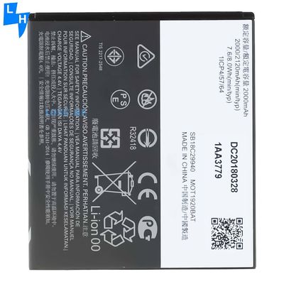 Batería recargable y AAA de 2000 mAh JE30 para Motorola Moto E5 Play Go Edition