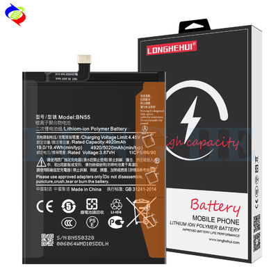 Batería de litio de iones BN55 negro para Redmi NOTE 9S 5020mah 3.87V ODM / OEM