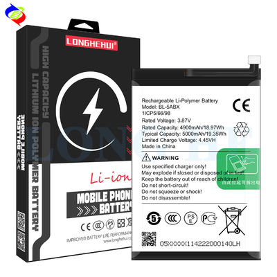 BL-5ABX Reemplazo de batería para Infinix 3.87V 5000mAh Protección de doble IC de alta capacidad