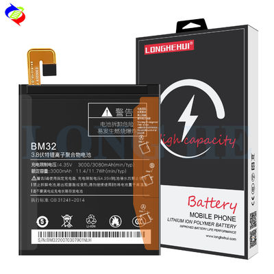 Batería BM32 Para Xiaomi Mi 4 M4 Mi4 Batería de teléfono recargable de capacidad real Akku 3080mAh