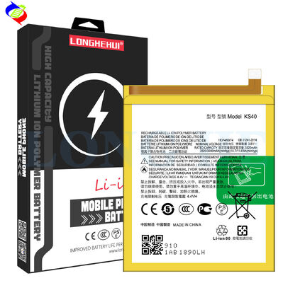 3000mAh Capacidad Batería de litio de polímero blanco KS40correcto para Moto E6 Play EU XT2029 XT2029-1