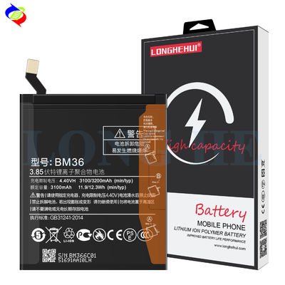 Batería BM36 de alta capacidad para Xiaomi 5S Baterías de teléfono recargables BM36 Codin