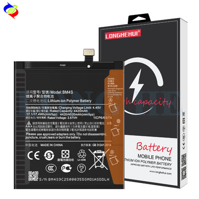 Batería recargable de teléfono inteligente de 4520mAh para modelos de teléfonos móviles REDMI 10X Pro 5G