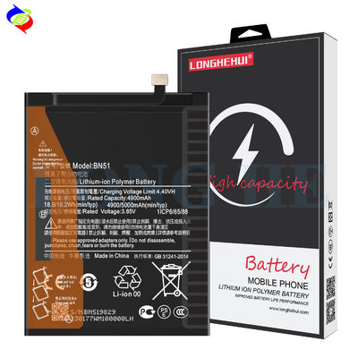 Redmi 8A Batería de reemplazo original BN51 con protección de doble IC 3.85v 5000mah
