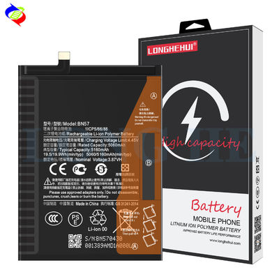 Baterías recargables de alta capacidad para Xiaomi Poco X3 NFC X3 Pro BN57 5160mAh 3.87V