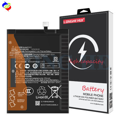 Protección de doble IC 6000mAh BN62 Batería de teléfono para Xiaomi Redmi Note9 4G POCO M3