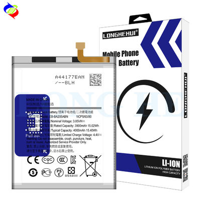 Protección de doble IC 4000mAh EB-BA205ABN Batería recargable para Samsung EB-BA205AB