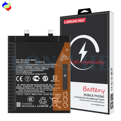 Batería recargable de iones de litio BM55 para Xiaomi 11 ULTRA 5000mAh 3.87V Ori 1 1 Negro