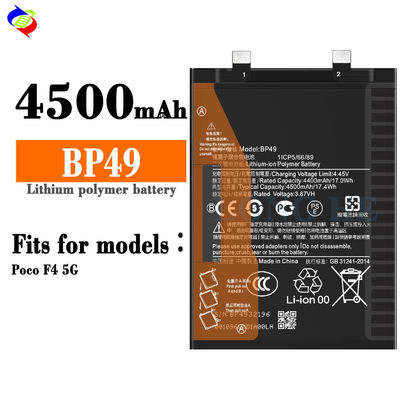 Batería BP49 de stock para Xiaomi Mi POCO F4 5G de alta capacidad y rendimiento estable