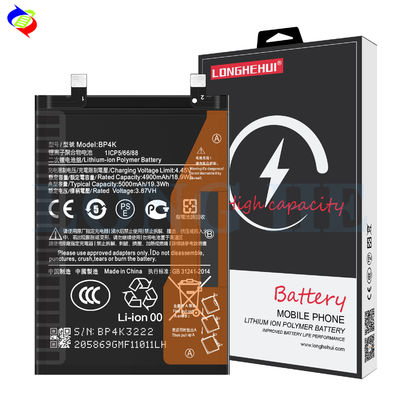 Batería recargable negra de 3.87V 5000mAh BP4K Para Xiaomi POCO X5 pro / Redmi note 12 pro Baterías añadir mi logotipo