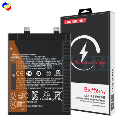 Batería de teléfono recargable BM5J Para Xiaomi mi 12T Pro Batería de polímero de litio negro