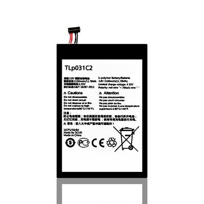 TLp031C2 Batería para Alcatel One Touch OT-8030/B teléfono inteligente móvil 3.8V 3100mAh
