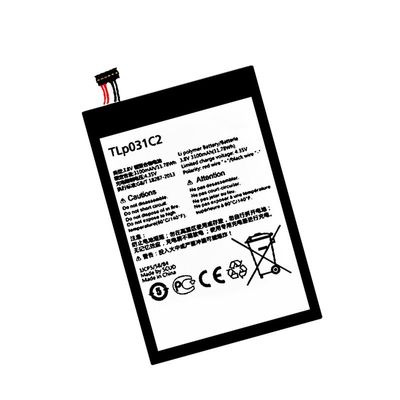 3100mAh TLp031C2 para Alcatel Batería de teléfono móvil de polímero de litio OT-8030/B