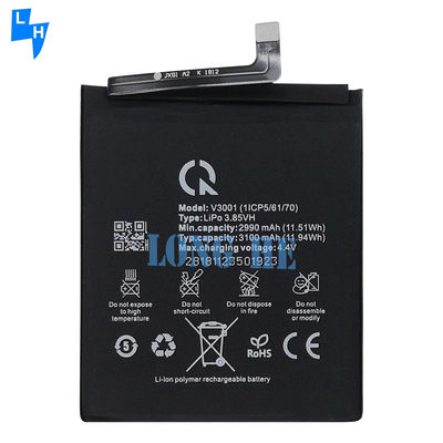 Batería de polímero de litio de alta capacidad V3001 Reemplazo original para Vsmart Active 1