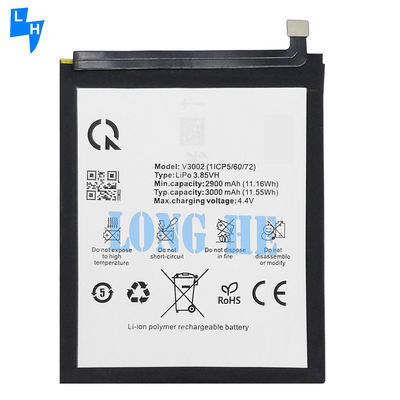 3000mAh 3.85V Batería recargable de Li-ion Polymer V3002 para el teléfono móvil Vsmart Joy 1