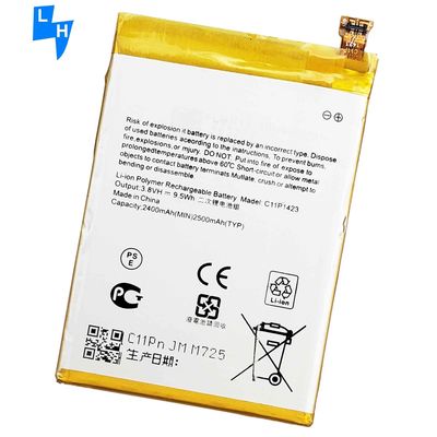 Protección de doble IC C11P1423 4.4V 2500mAh Batería de teléfono celular para ASUS ZenFone 2 5.0