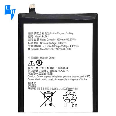 Batería digital para teléfono móvil para Lenovo A7020/Vibe K5 Note K52T38 K52E78 BL261 3500mAh