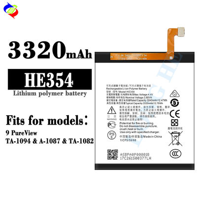 Batería recargable de alta capacidad para Nokia 9 Pureview 3320mAh Protección de doble IC