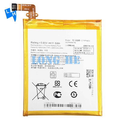 Batería blanca C11P1605 para ASUS ZenFone3 ZS550KL Z01FD original de iones de litio A