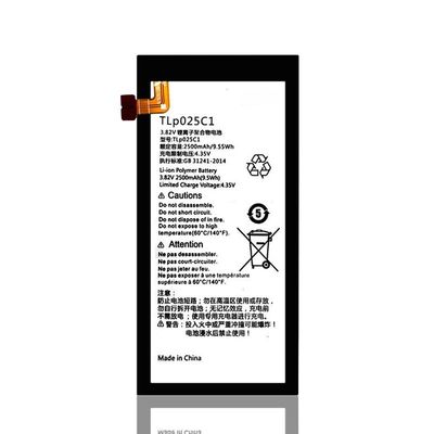 TLP025C1 Batería de teléfono móvil de reemplazo amarilla para Alcatel One Touch POP 4 Plus