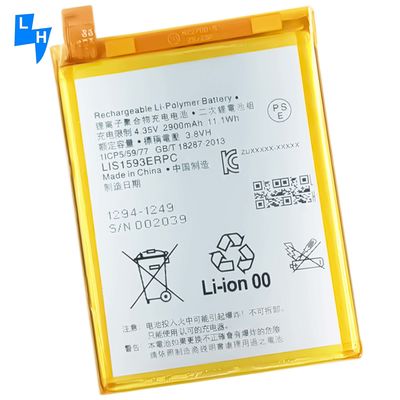 Batería de reemplazo de protección de doble IC LIS1593ERPC para Sony Xperia Z5 2900mAh 3.8V