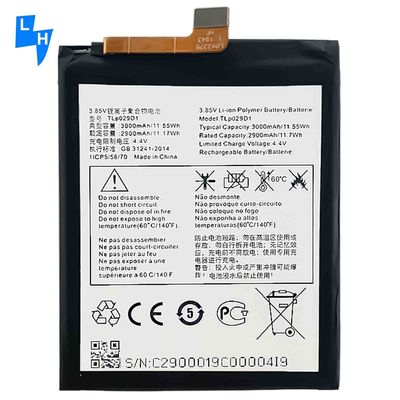 Stock 3000mAh TLp029D1 Reemplazo de batería para productos Alcatel Onyx Estado del stock A