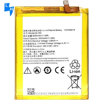El stock BL295 3.85V 3000mAh Batería de Polimero de Litio para el teléfono móvil Lenovo K5S L38031
