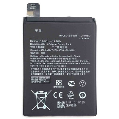 Batería de alta capacidad C11P1612 para ASUS Zenfone 3 ZOOM Z01HDA ZE553KL Original 4850mAh