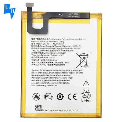 500PCS Batería de protección de doble IC OEM/ODM para Lenovo-A6 nota L19041 BL303 4000mAh
