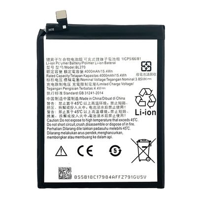 BL270 3200mAh Batería de Li-ion Polymer para Motorola G6 Play XT1922 3.85V Recargable