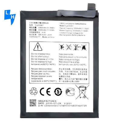 Capacidad original OEM TLP030K7 Baterías recargables para teléfono móvil Alcatel 1S