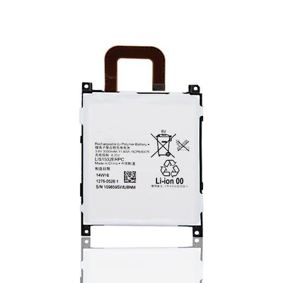 Batería de litio de polímero de 3000mAh 3.8V para Sony Xperia Z1 L39T L39U / Xperia Z1s C6916