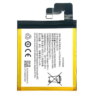 Baterías recargables de 2300 mAh para Lenovo S90 BL231 Batería de celular de iones de litio