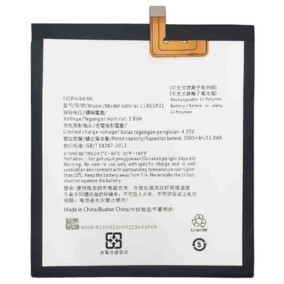 Potente batería de protección de doble IC L14D1P31 para Lenovo Phab Plus TB-7703X Tab