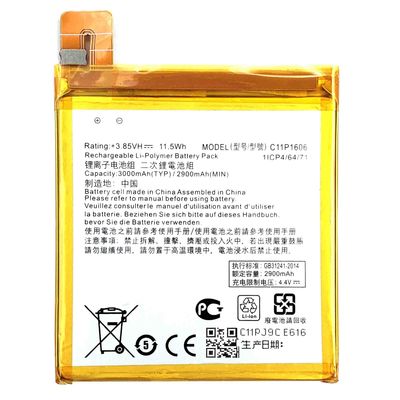 Batería de teléfono móvil 3000mAh 3.85V para Zenfone 3 Laser 5.5 ZC551KL Zoom ZX551ML Z01BDC
