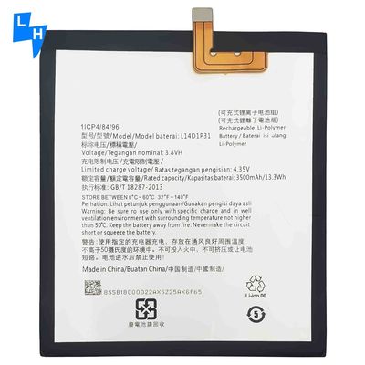 3500mAh L14D1P31 TB3 7 Plus/ Lenovo B1/OT7703X TAB Tab batería para el