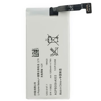 Recargable 1265mAh AGPB009-A003 Batería de teléfono móvil Xperia Go para Sony Xperia Advance OEM/ODM 500PCS