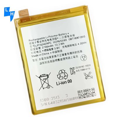 2700mAh LIP1624ERPC Xperia X Performance F8131 F8132 Batería de teléfono móvil para Sony XP Batería
