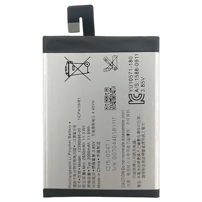 Código 12390586-00 3000mAh 3.85V Batería de polímero de litio para carga reemplazable de Sony