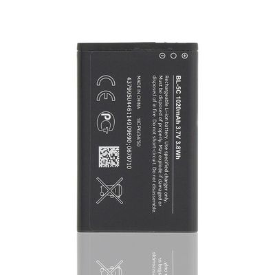 Batería compatible para Nokia BL-5C C2-01 1020mAh 2700 2610 3100 3120 3650 5130 6030