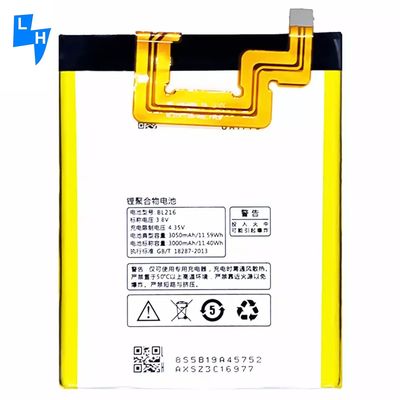500 PCS DOM Blanco BL216 3.8V 10307mAh Vibe Z K6 X910 K910/E Batería de litio de reemplazo