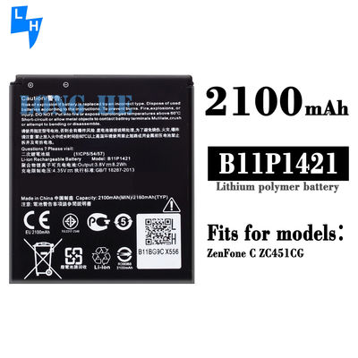 Stock B11P1421 Batería para ZenFone C ZC451CG Z007 teléfono móvil original de iones de litio