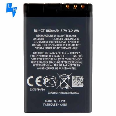Batería recargable de teléfono móvil de 3,7 V BL-4CT para Nokia 5630 5310 en blanco