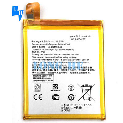 AAA C11P1511 3000mAh 4.4V Batería de teléfono celular para ASUS Zenfone3 ZE552KL Z012DA Z012DE