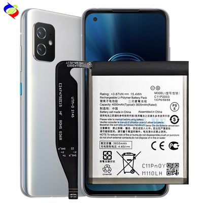 Batería blanca C11P2003 para Asus Zenfone 8 ZF8 Mini 5G ZS590KS I006D Capacidad 4000mAh