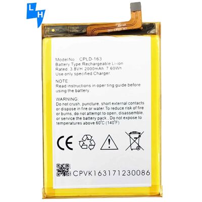 2000mAh Capacidad CPLD-163 E570 Batería de teléfono móvil para Coolpad Porto S OEM/ODM 500PCS